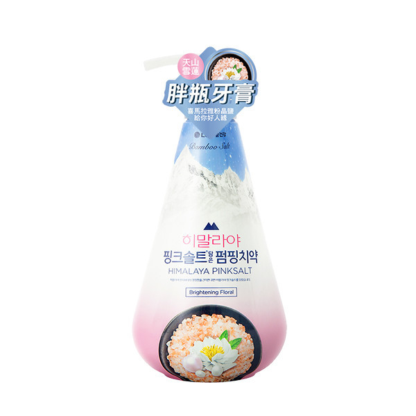 LG喜馬拉雅粉晶鹽雪白PUMPING牙膏-天山雪蓮（包裝隨機）