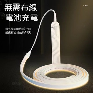 新年送禮好物，床底櫥櫃人體感應燈條，矽膠套管均勻發光，USB充電/USB插電床底走廊感應燈條，禮物