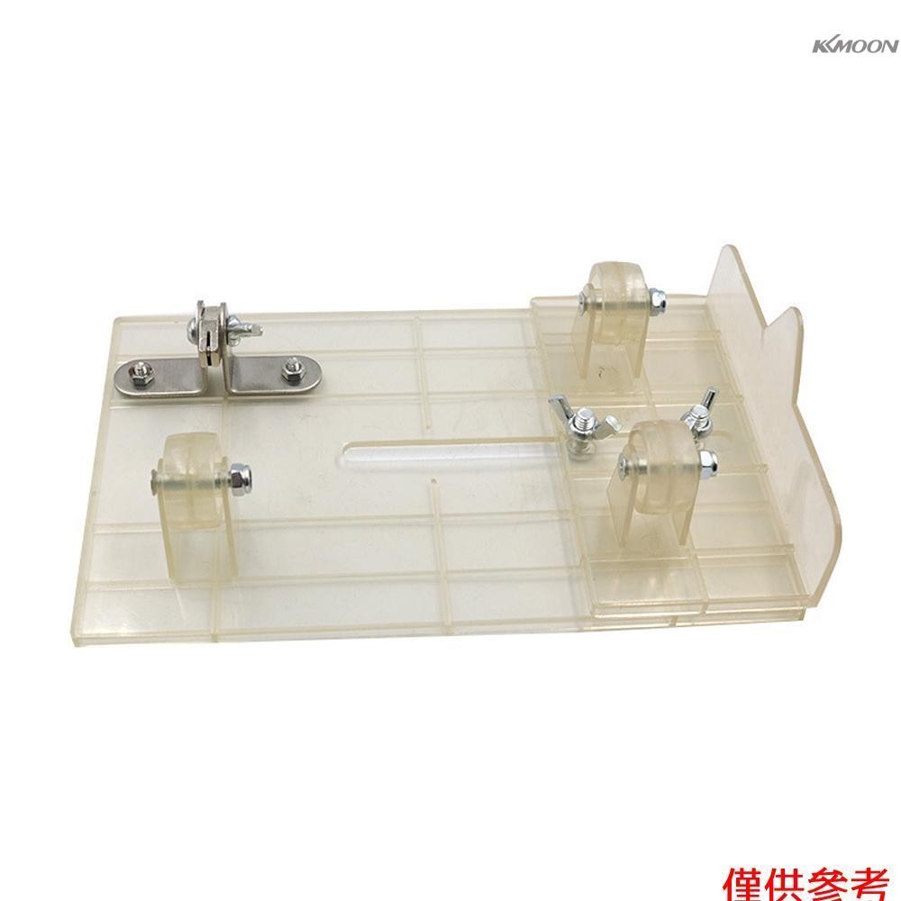 玻璃瓶切割器 酒瓶切割器 DIY酒瓶工具 多用玻璃刀 硬質合金刀頭 切割直徑20-230mm      【透明色，PC板