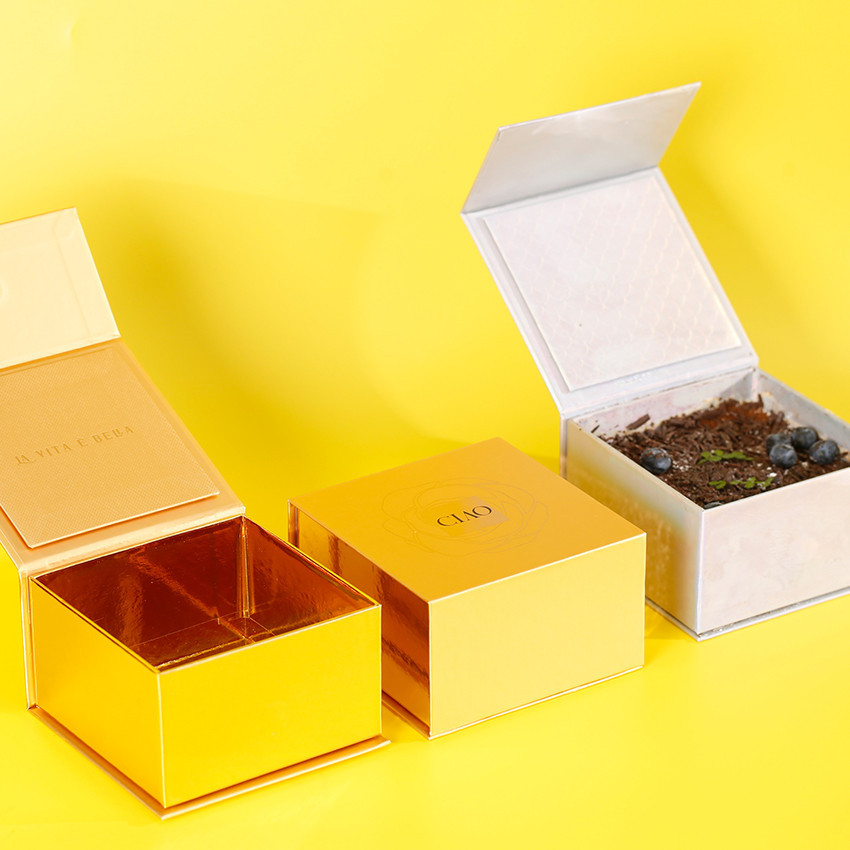 現貨【蛋糕盒】金色慕斯蛋糕包裝盒子 提拉米蘇打包盒 糖果常溫蛋糕禮盒