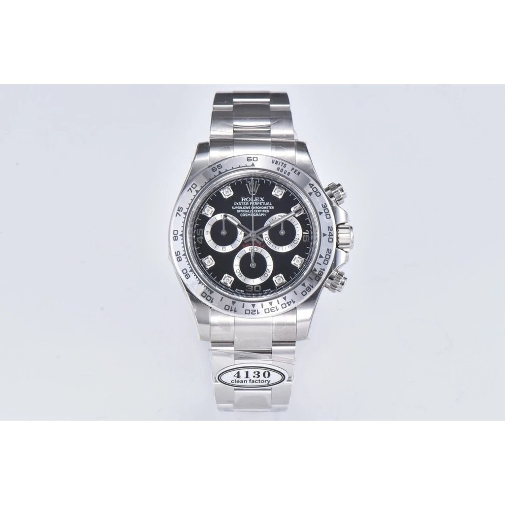 頂級 Clean廠手錶m116509-0055系列 恆動蠔式腕錶 迪通拿4130機芯 精鋼鑲鑽 40毫米 PZ8Z