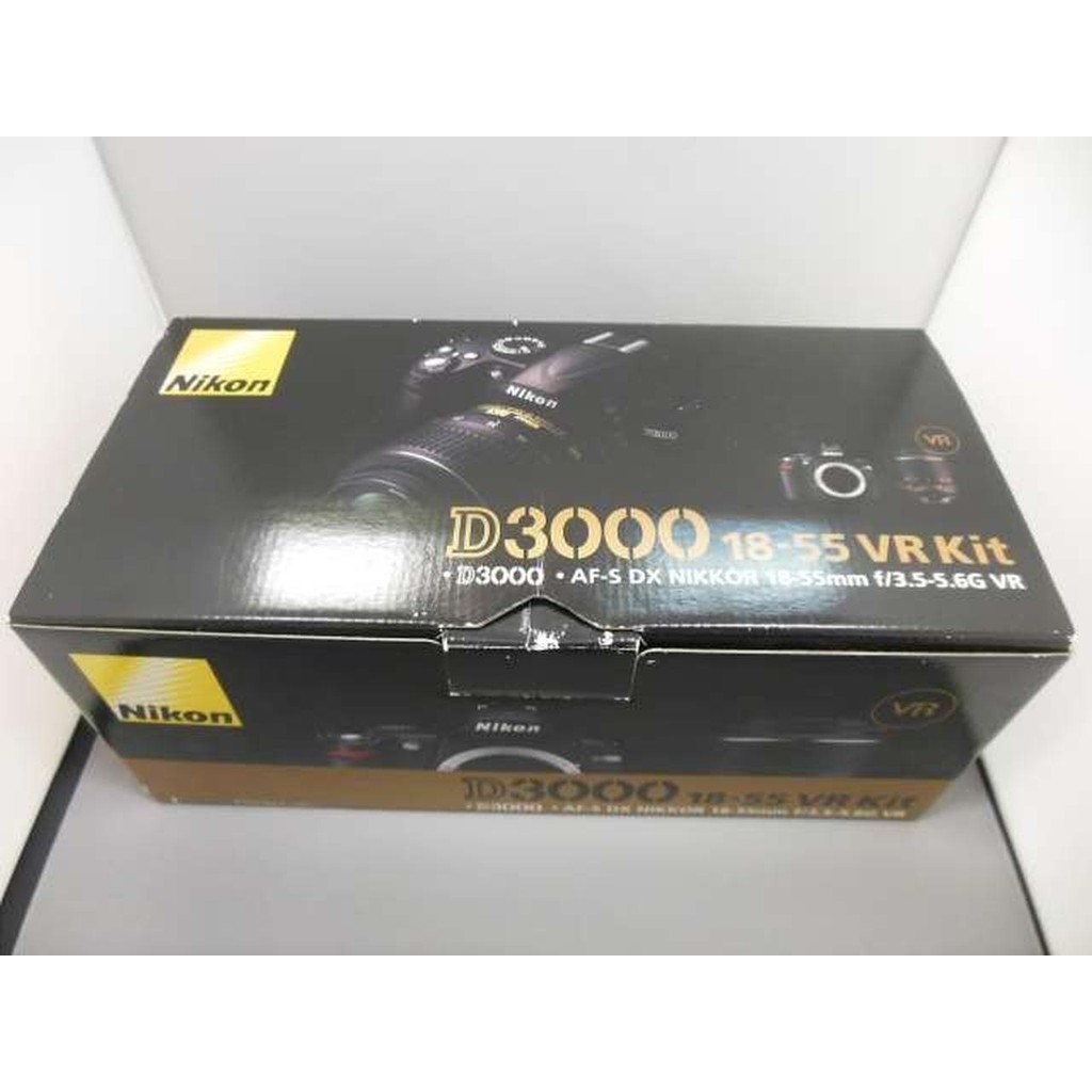 [二手] NIKON D3000 18-55VR KIT 數位相機操作確認