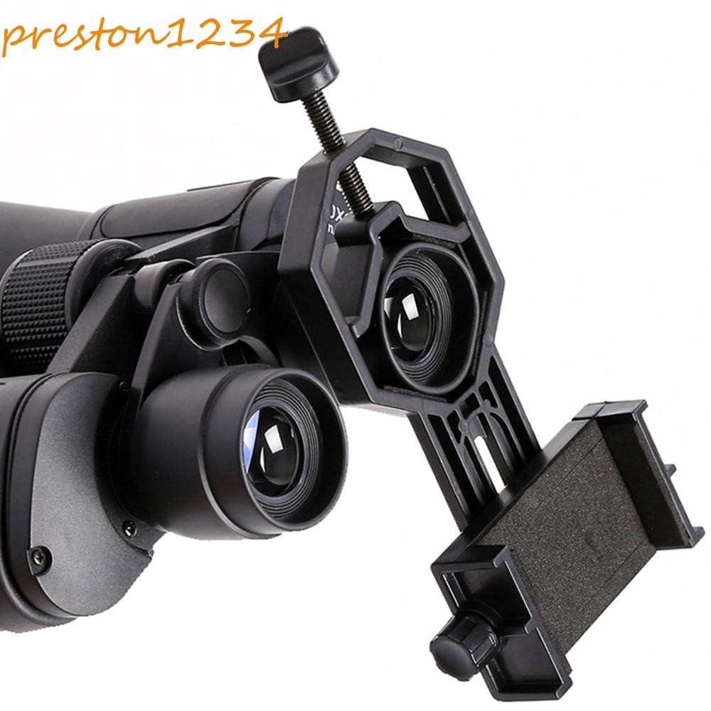 PRESTON手機適配器安裝座實際的瞄準鏡支架望遠鏡夾金屬/ABS顯微鏡支架