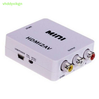 Vhdd HDMI 轉 RCA AV 適配器轉換器電纜 CVBS 3RCA 1080P 複合視頻音頻 TW