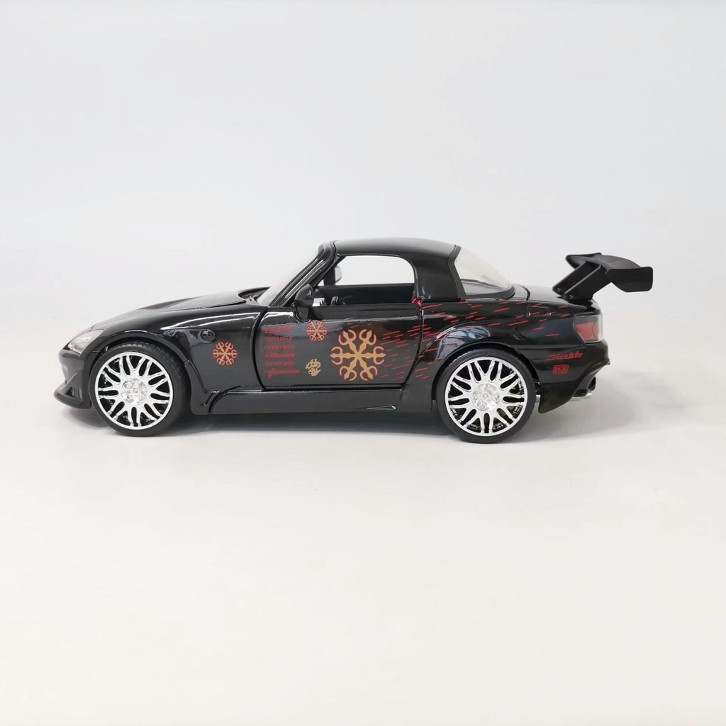 JADA 佳達 1:24 本田S2000合金仿真車模型黑色盒裝 外貿 車模