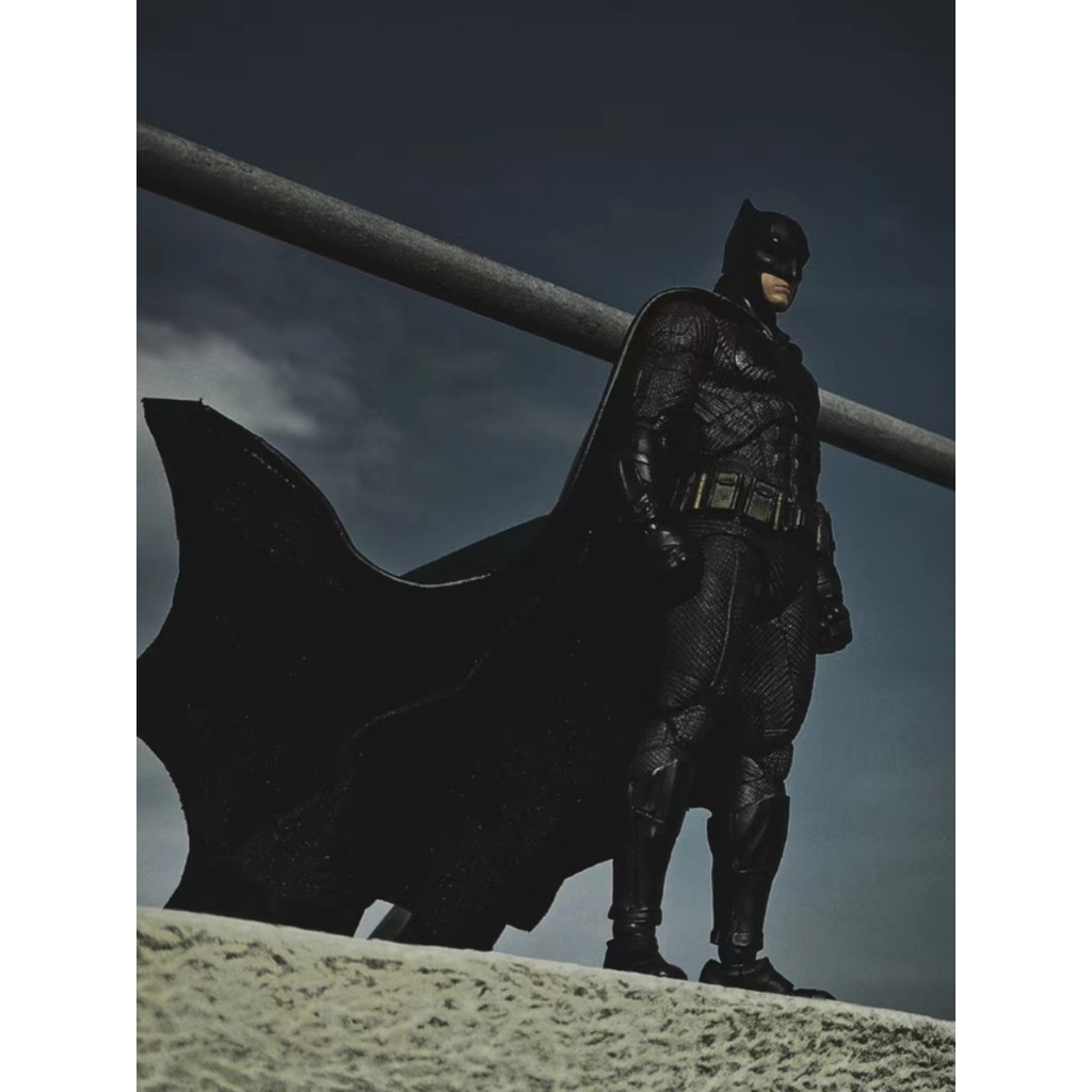 【高檔】現貨1/12兵人配件pu皮蝙蝠俠騎士戰術披風6寸可動人偶素體diy斗篷服飾