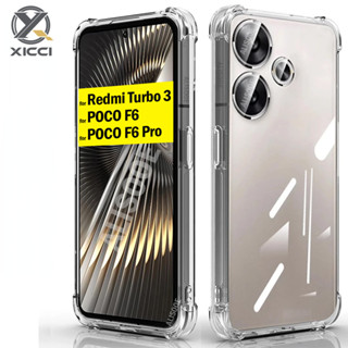 XIAOMI Xicci 適用於小米 POCO F6 5G/POCO F6Pro 5G 手機殼薄防刮透明柔性 TPU 矽