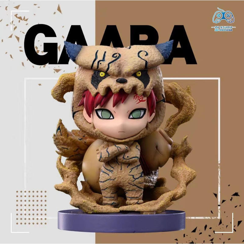 我愛羅火影忍者 尾獸我愛羅 尾獸九尾鳴人 gk pg尾獸玩偶服我愛羅 SD比例雕像公仔手辦 火影鳴人