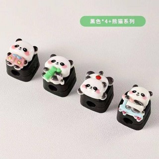 【新品臺出】貓熊磁吸理線器數據線固定器卡扣案頭手機充電線插頭掛鉤集線收納理線器 磁吸理線器 充電線收納