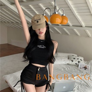 ✨BANGBANG✨運動吊帶小背心女夏季純慾風緊身顯瘦外穿內搭露臍辣妹上衣ins潮 XJI2