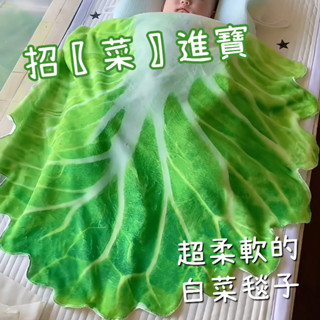 白菜毯子 午睡毯子 白菜毯 空調蓋毯 辦公單人毯子 法蘭絨毛毯 創意生日禮物 搞怪禮物 秋季毛毯