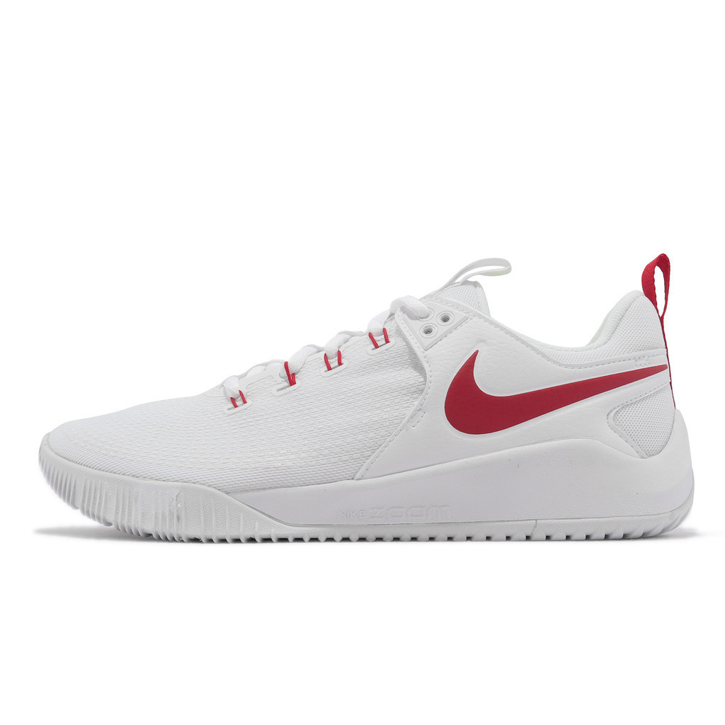 Nike 排球鞋 Wmns Zoom Hyperace 2 白 紅 低筒 女鞋 運動鞋 【ACS】 AA0286-106