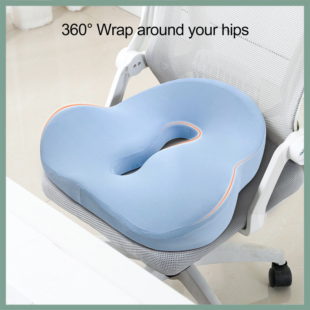 【Wx】人體工學減壓座墊透氣耐磨記憶海綿辦公椅墊座墊