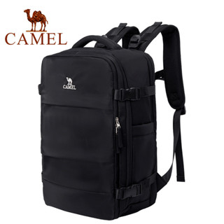 駝色單肩大容量登山包旅行旅行運動戶外休閒電腦背包