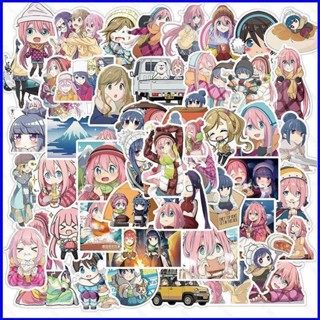 Doly1 50PCS/set Laid-Back Camp Shima Rin Kagamihara Nadeshik