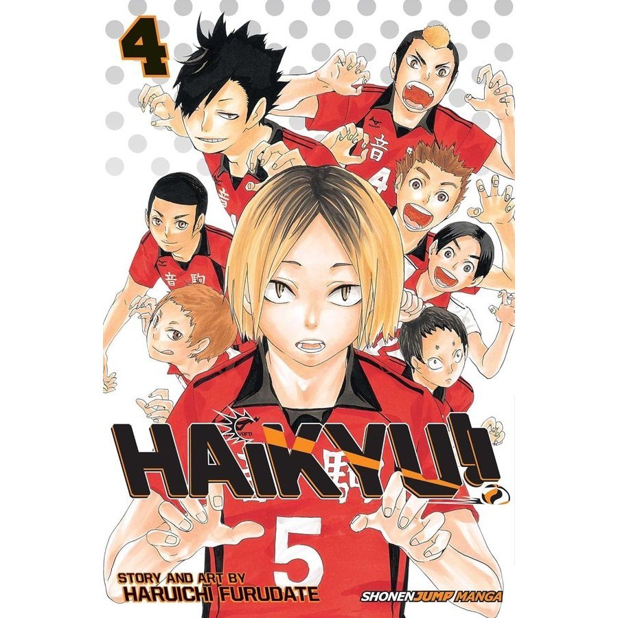 Haikyu!! Vol. 4/人氣漫畫《排球少年》英文版/古舘春一 eslite誠品【預購】