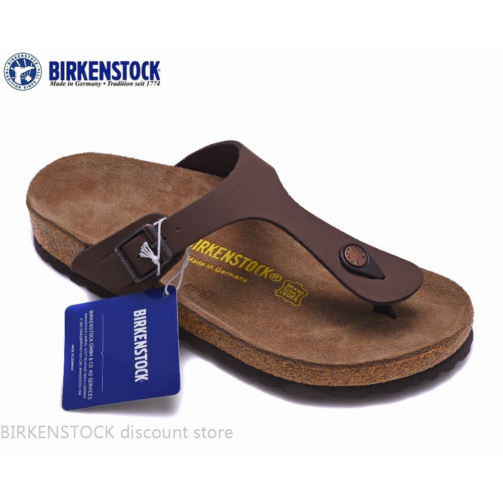 Birkenstock Gizeh 經典啞光棕色軟木拖鞋 34-46