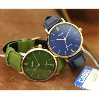 CASIO卡西歐男女情侶手錶簡約石英對錶MTP-VT01GL-3BUDF 新款上市