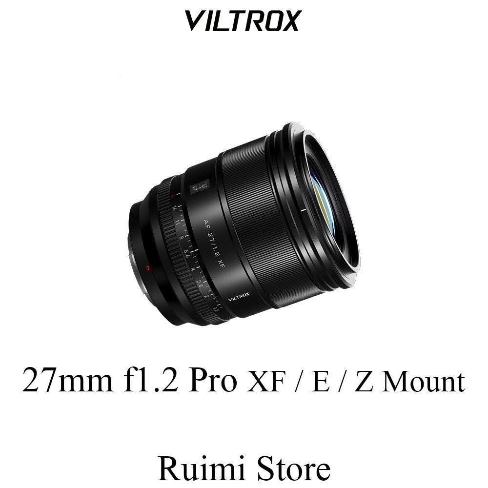 【In stock】唯卓仕Viltrox 27mm f1.2 Pro自動對焦大光圈鏡頭 適用於富士X/索尼E/尼康Z卡口
