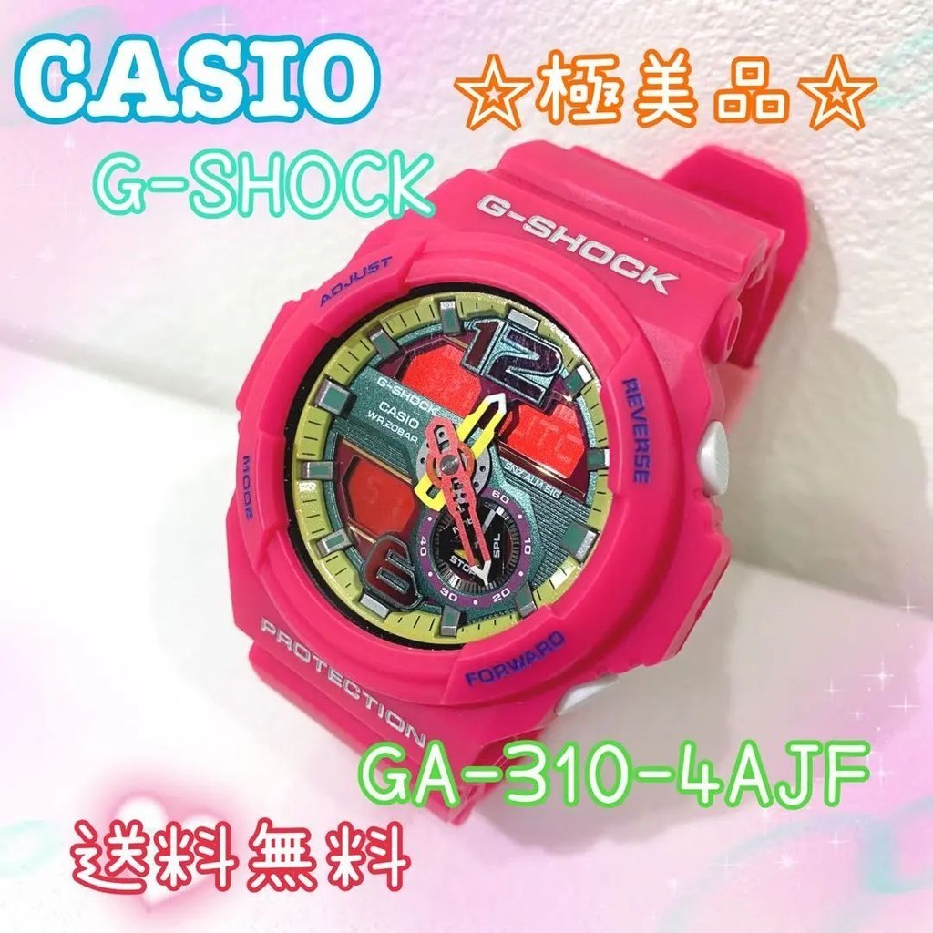 CASIO G-shock 手錶 G-SHOCK SHEEN 粉色 日本直送 二手