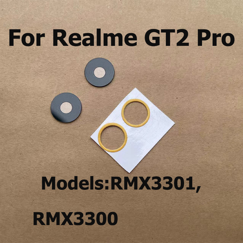 Realme GT2 Pro 後置攝像頭玻璃鏡頭蓋帶貼紙維修零件
