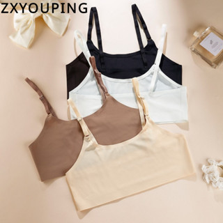 Zxyouping 女士冰絲內衣露背文胸 U 領無鋼圈瑜伽文胸透氣