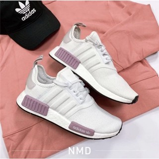 【現貨】 Adidas Originals NMD R1 White/Purple 香芋紫 女鞋 運動鞋