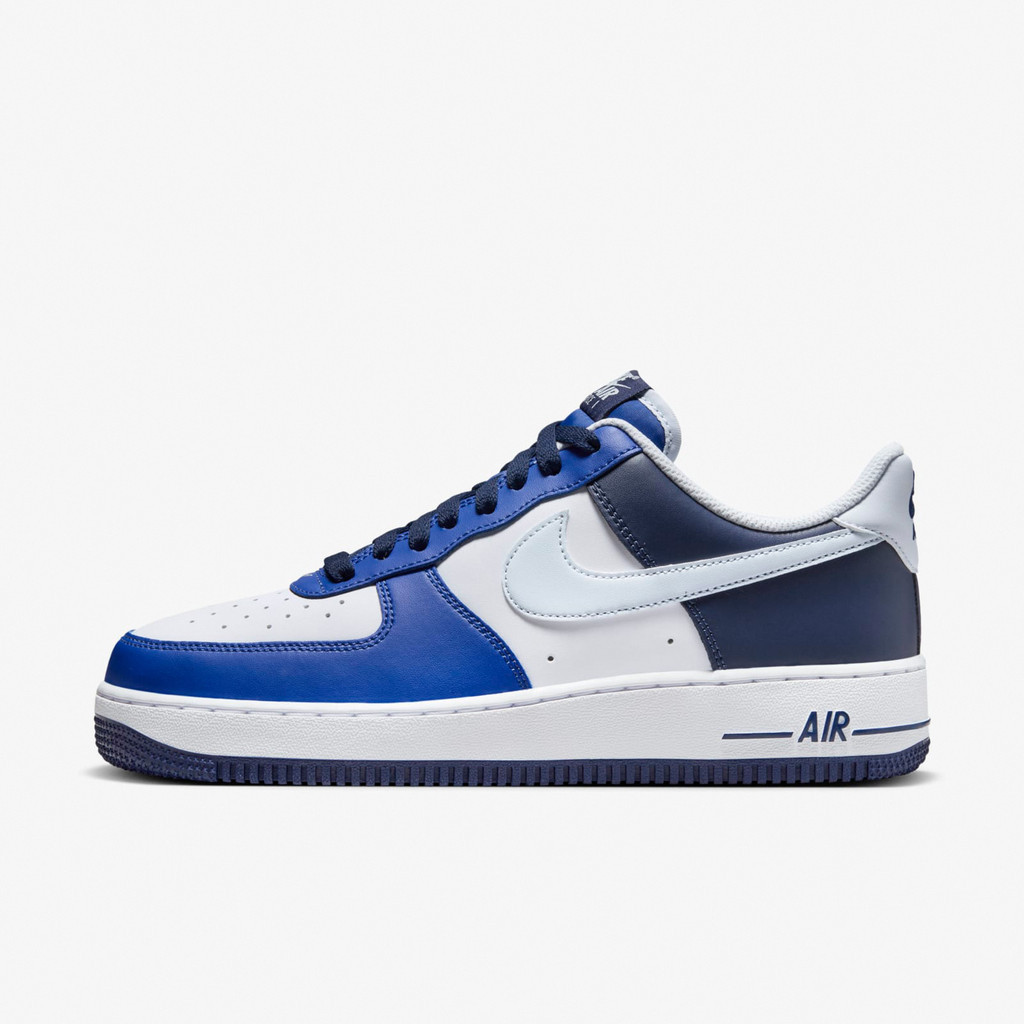 Nike 休閒鞋 Air Force 1 07 LV8 男鞋 白 藍 深藍 AF1 [ACS] FQ8825-100