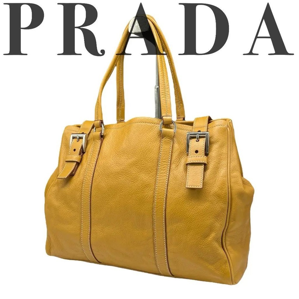 PRADA 腰包 托特包 手提包 皮革 mercari 日本直送 二手