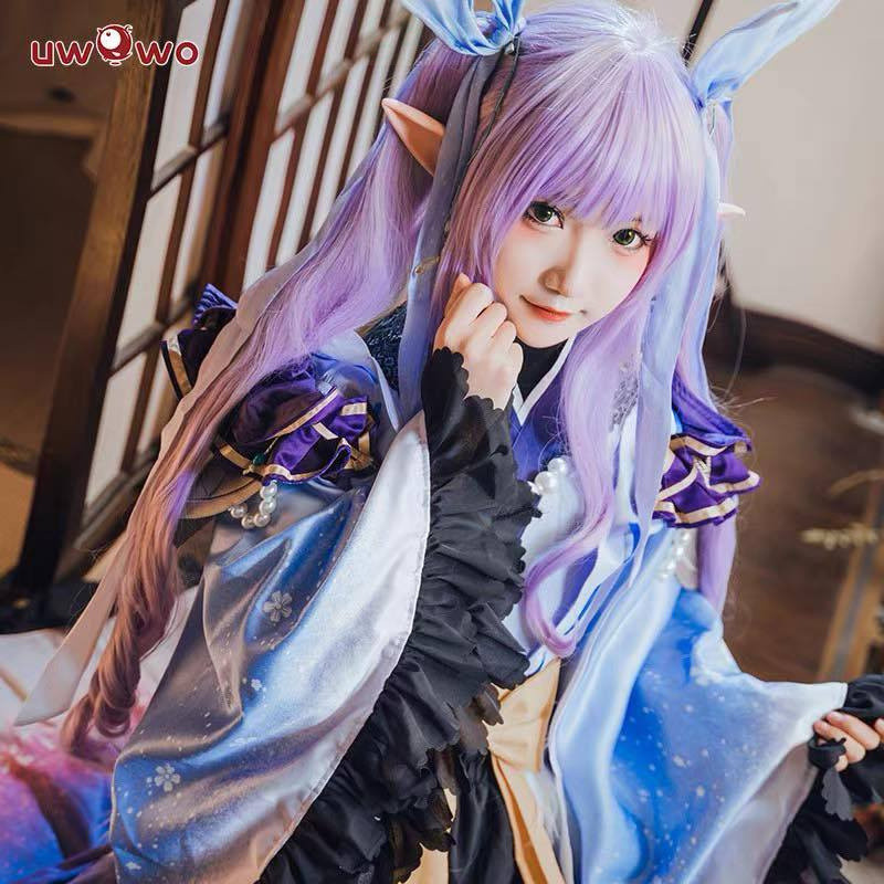 ❥[出租] 公主連結 cos 冰川鏡華 cos服 cosplay  套裝 假髮 出租 S碼 cos 小小甜心 道具 手杖