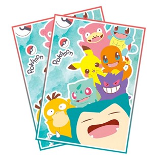 [限量]精靈寶可夢卡套PTCG牌套皮卡丘小火龍獃獃獸卡比獸diy桌遊卡片保護套 海賊王 WS影之詩 66x91mm 60