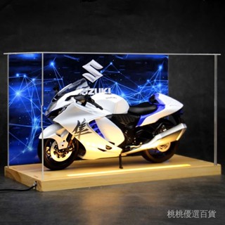 （新店特價 優惠）鈴木隼GSX-1300R模擬機車模型 閤金1/9摩托車模型 收藏擺件生日禮品