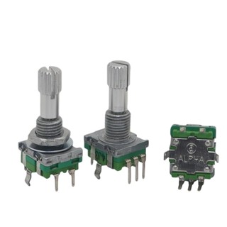 艾華ALPHA 阿爾法 EC11編碼器20位20脈衝360度無限旋轉帶按壓開關