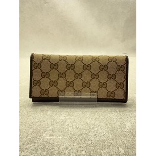 GUCCI 古馳 錢包GG Canvas 帆布女用滿版 帆布 日本直送 二手