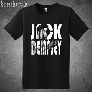 Jack Dempsey Boxing Legend 男士黑色 T 恤