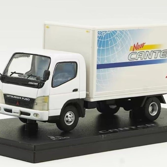 1/43 三菱 扶桑 FUSO CANTER 貨櫃輕卡 卡車汽車模型老貨品相一般