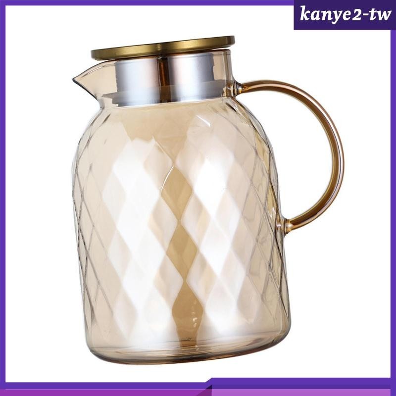 [KY] 冰茶壺果汁容器易清潔玻璃壺冷熱水