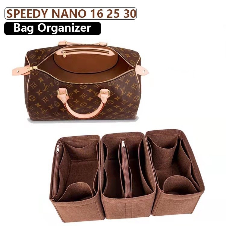 適用於支撐和整理 LV speedy 16/20/25/30/35 系列手提袋的毛氈袋收納袋