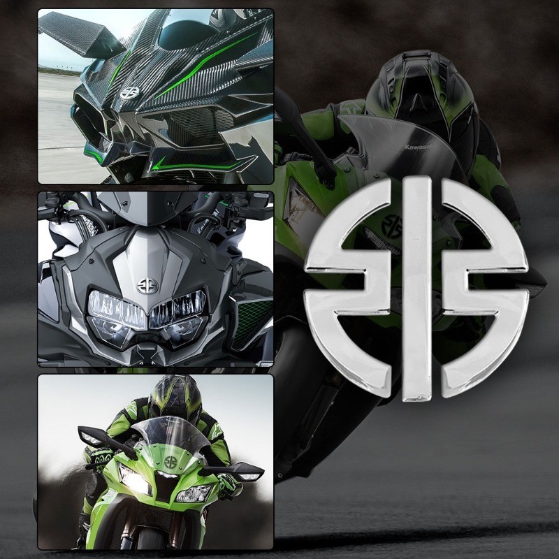 KAWASAKI 川崎 3D 徽章標誌貼紙摩托車車身裝飾貼花適用於川崎 Z90 H2 NINJA H2R z125 Z2