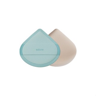 Solone 訂製舒芙蕾海綿(加大款) / 扇形(寶寶藍) 1入-3.6g