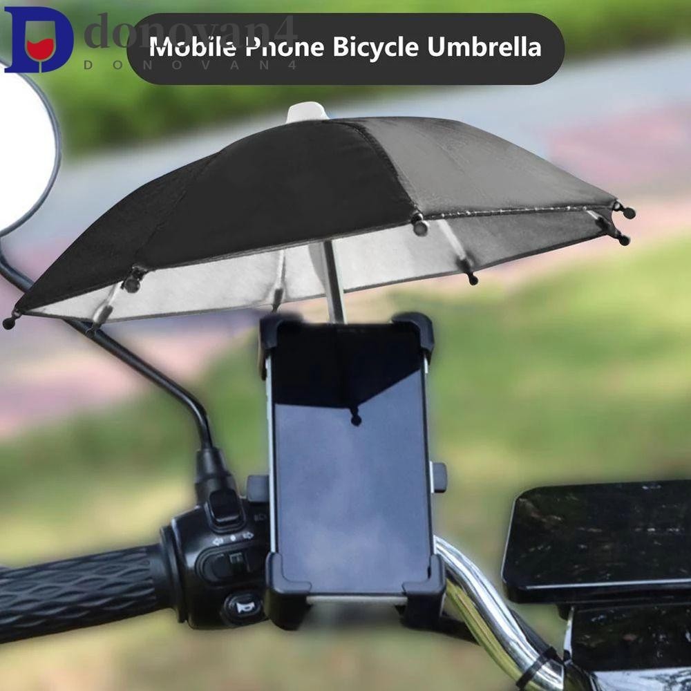 DONOVAN機車電話座玩具傘自行車配件滌綸防曬新奇自行車電話陽傘遮陽傘
