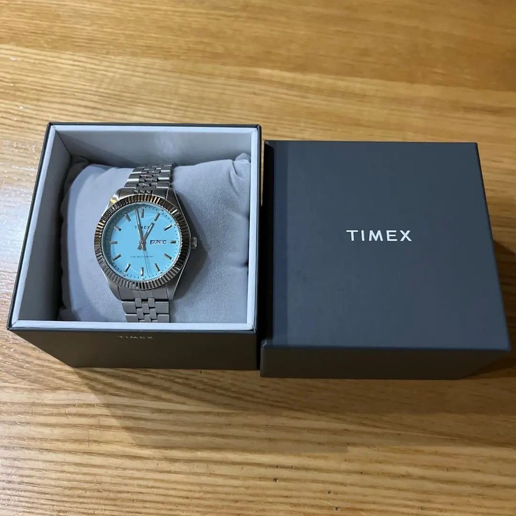 TIMEX 手錶 Waterbury Legacy 藍 日本直送 二手