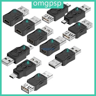 Omg 迷你轉換器適用於相機筆記本電腦 480Mbps 數據傳輸 USB 連接器