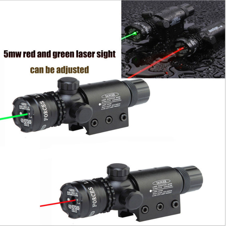 803加長款紅綠光激光瞄準器 上下左右可調節 防水抗震 激光瞄準儀