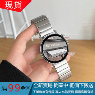 Galaxy Watch 3 22mm 一珠鋼竹節錶帶 45mm 46mm Realme Watch S 3 2 Pro