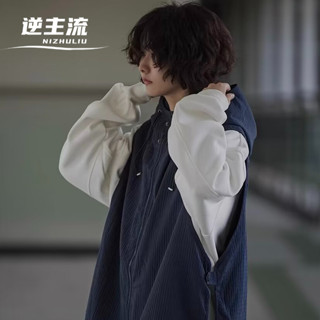 日系古著工裝馬甲 多口袋無袖外套 純色寬鬆馬夾 連帽坎肩背心 山系機能風背心 bf風【逆主流】