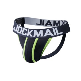 Jockmail 男士棉質丁字褲內衣超柔軟透氣 T 型背設計,適合全天舒適