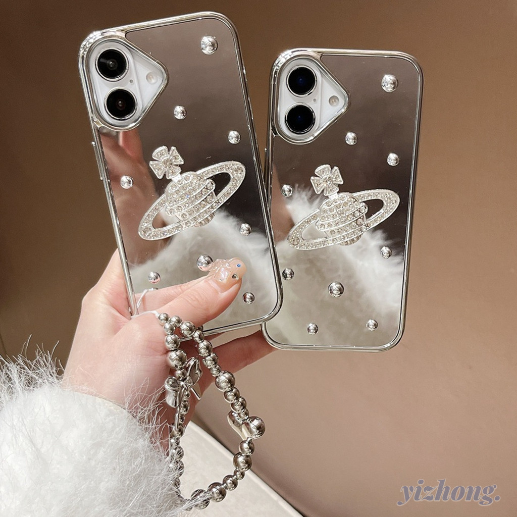 Iphone 16 Plus 15 Pro Max 14 13 時尚水鑽 Vivienne Westwood 鏡面軟 T
