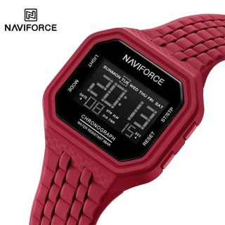 Naviforce 7116 時尚男士電子表日曆週防水簡約方形錶盤運動休閒數字手錶