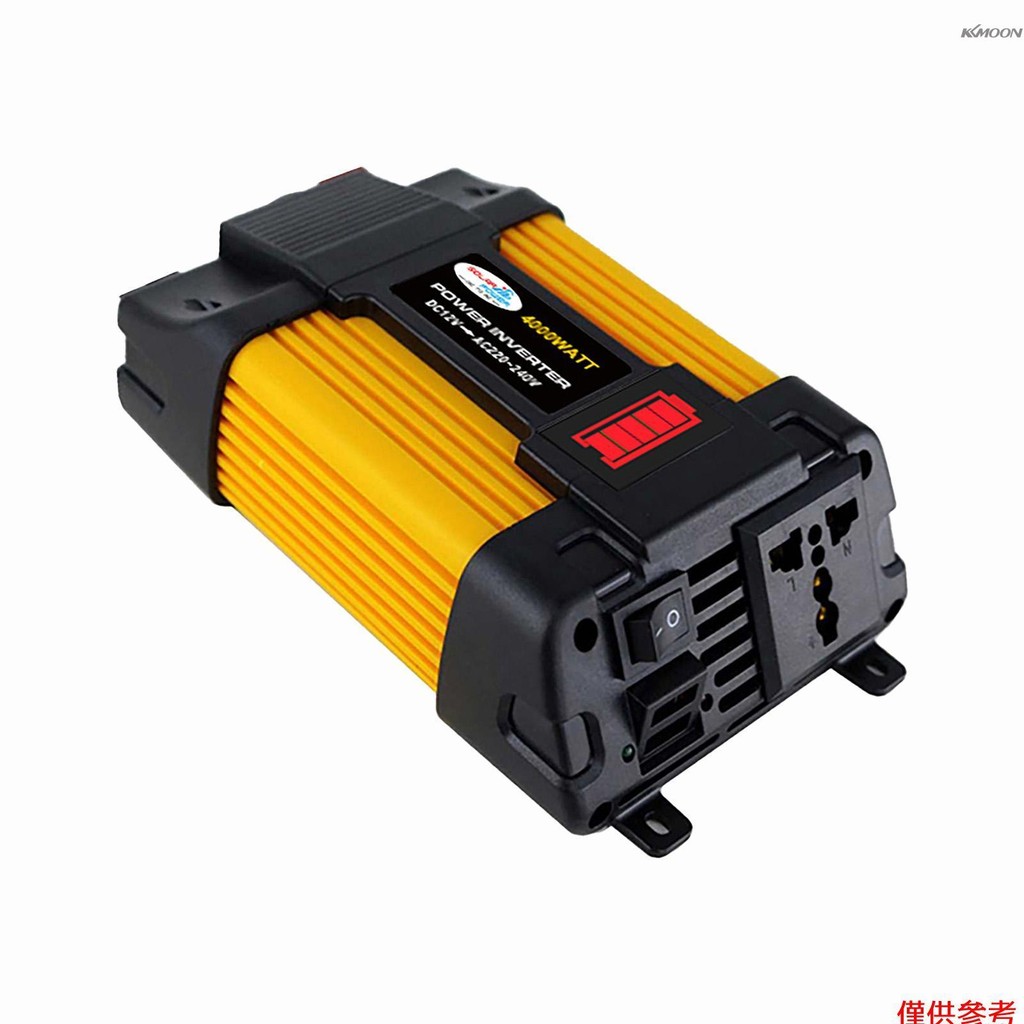 小黃蜂 220V（標貼4000W）實際功率300W 逆變器帶電量顯示屏